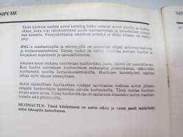 BMC 1100 - 1300 MKII -käyttöohjekirja -owner´s manual