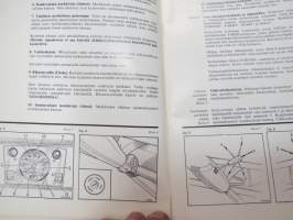 BMC 1100 - 1300 MKII -käyttöohjekirja -owner´s manual