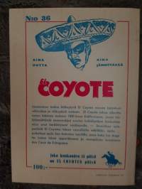 El Coyote 1956 N:o 36, kuolemaa pakoon