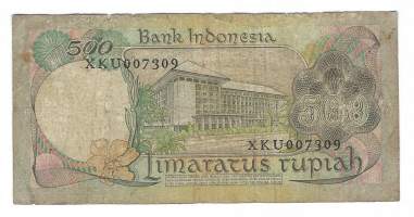 Indonesia  500  Rupiah  1977 seteli