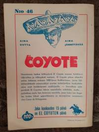 El Coyote 1957 N:o 46, lunastettu vapaus