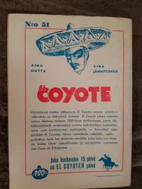 El Coyote 1957 N:o 51, kitarat vaikenivat