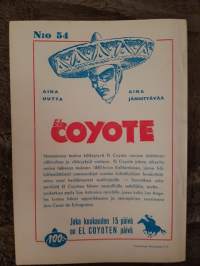 El Coyote 1958 N:o 54, myrskyaalto