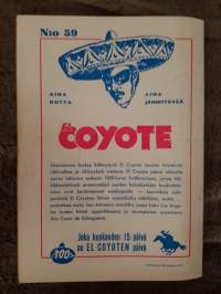 El Coyote 1958 N:o 59, musta myrsky