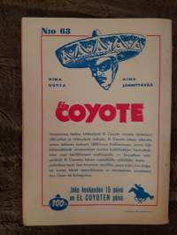 El Coyote 1958 N:o 63, raudan laulu