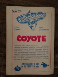 El Coyote 1959 N:o 70, yön varjot