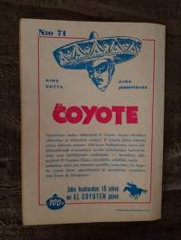 El Coyote 1959 N:o 71, tuoksuvat setelit