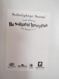 Solistiyhtye Suomi -ihailijakortti / fan card