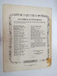 Balladi Olavinlinnasta -nuotit / notes