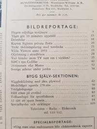 Populär Mekanik magasin 1953 Nr 8