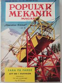 Populär Mekanik magasin 1954 Nr 2