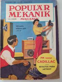 Populär Mekanik magasin 1954 Nr 11