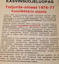 Kasvinsuojeluopas  torjunta-aineet 1976-77