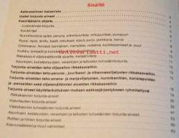 Kasvinsuojeluopas  torjunta-aineet 1976-77