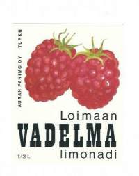 Loimaan Vadelma  - juomaetiketti