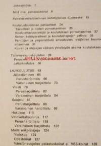 Palveluskoirien erikoiskoulutus