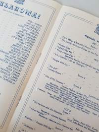 Oklahoma programme Theatre Royal Drury Lane 1948