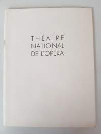Théatre National De L&#039;Opéra 1955, Faust, with a place ticket