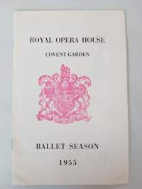 Royal Opera House Covent Garden, Ballet Season 1955 program