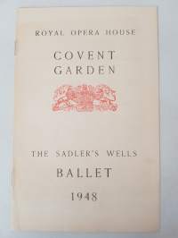 Royal Opera House Covent Garden, The Sadler&#039;s Wells Ballet 1948 programms