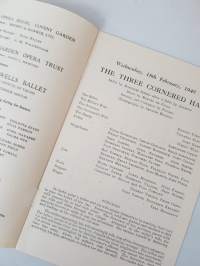 Royal Opera House Covent Garden, The Sadler&#039;s Wells Ballet 1948 programms