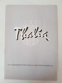 Programmheft des Thalia-Theaters Hamburg 1956/1957, Das Tagebuch der Anne Frank