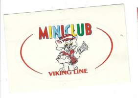 Viking Line / Miniclun  tarra 6x9 cm