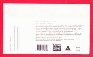 FDC Ensipäiväkuori Australia-Kiina yhteisjulkaisu1995 : Pienoisarkki/blokki koalat