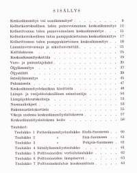 Keskuslämmitys omakotitaloissa, 1957. 1. painos