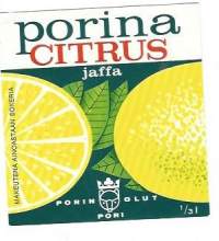 Porina Citrus   -  juomaetiketti