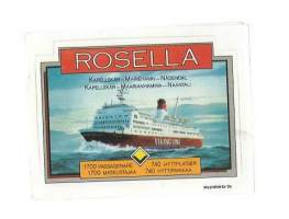 Viking Line / Rosella   tarra
