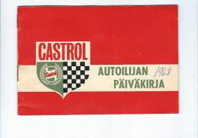 Castrol / Autoilijan päiväkirja 1968 täytetty