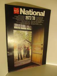 National 1977/1978 - tuote-esite - Televisiot, Radiot, Kasettinauhurit, Autolaitteet ym