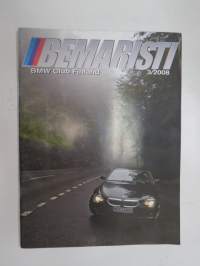 Bemaristi BMW Club Finland 2008 nr 3 -kerholehti / car club magazine