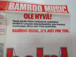 Bamboo help! / Coca-Cola / EMI BRS2 single-levy -help!-lehden lukijaetu -single record