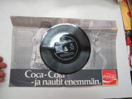 Bamboo help! / Coca-Cola / EMI BRS2 single-levy -help!-lehden lukijaetu -single record