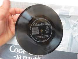 Bamboo help! / Coca-Cola / EMI BRS2 single-levy -help!-lehden lukijaetu -single record