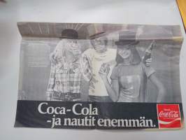 Bamboo help! / Coca-Cola / EMI BRS2 single-levy -help!-lehden lukijaetu -single record