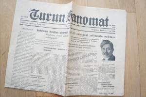 Turun Sanomat  7.6.1935  sanomalehti