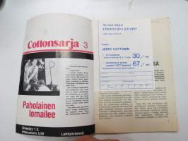 Jerry Cotton 1977 nr 3 Vainajan jalanjäljissä
