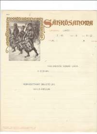 Sähkösanoma   vuodelta 1929 - sähkösanoma