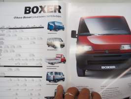 Peugeot Boxer 1996 -myyntiesite -sales brochure
