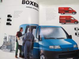 Peugeot Boxer 1996 -myyntiesite -sales brochure