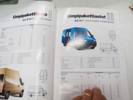 Peugeot Boxer 1996 -myyntiesite -sales brochure
