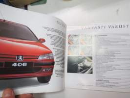 Peugeot 406 1996 -myyntiesite -sales brochure