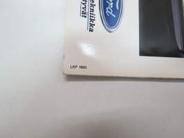 Ford Scorpio 1993 -myyntiesite -sales brochure