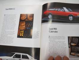 Saab 900 0CD / CS / CC / 900 mallivuosi 1993 -myyntiesite -sales brochure