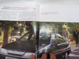Opel Omega 1990 -myyntiesite -sales brochure