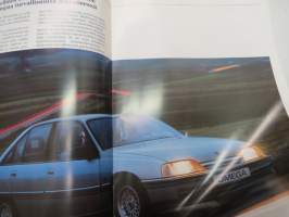 Opel Omega 1990 -myyntiesite -sales brochure