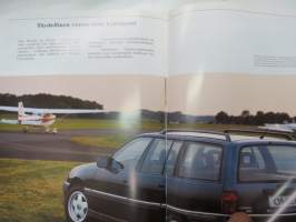 Opel Omega 1990 -myyntiesite -sales brochure
